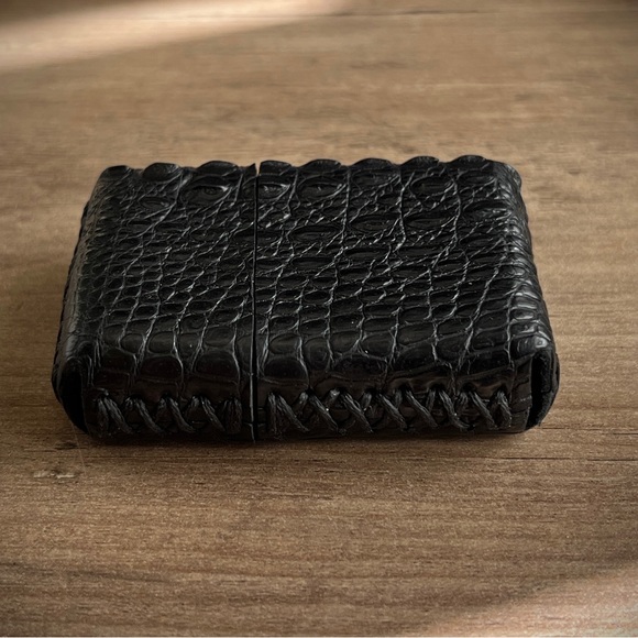 Crocodile Real Skin Case for Zippo Lighter Standard Size (Made in USA 🇺🇸) - Picture 5 of 9